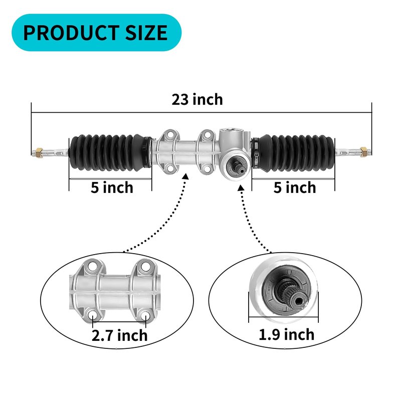 10L0L Golf Cart Steering Gear Box Assembly Fits for Yamaha Drive G29 Gas or Electric, OEM JW1-F3400-00