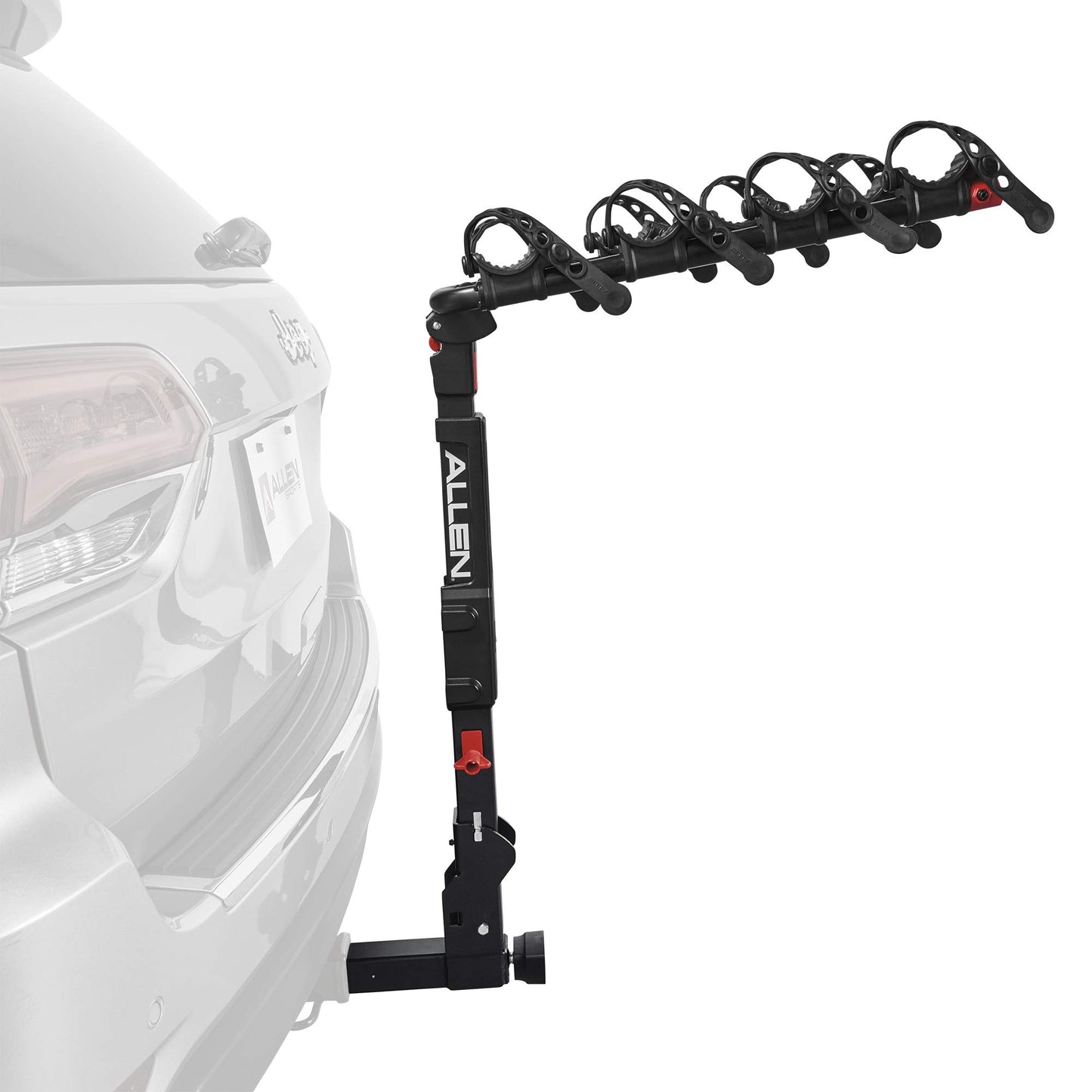 Allen Sports Premier Locking Quick Release 4-Bike Carrier for 2 in. Hitch, Black