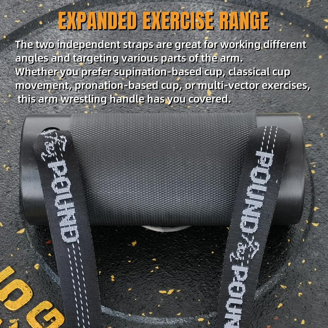 Multi Spinner Arm Wrestling Handle, 3In Thick Multispinner Armwrestling Trainer for Wrist Forearm, Grip Strength Workout, Arm Wrestling Training Equipment
