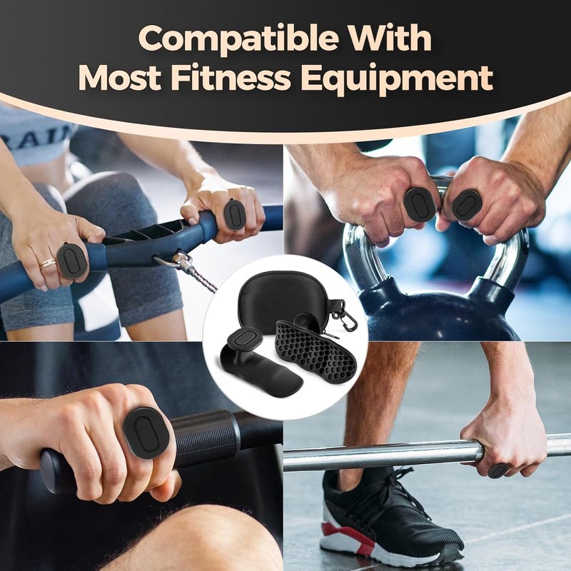 Weight Lifting Gloves - Anti-Slip Rubber Grips for Men & Women | Perfect for Dumbbells, Deadlifts, and Pull-Ups