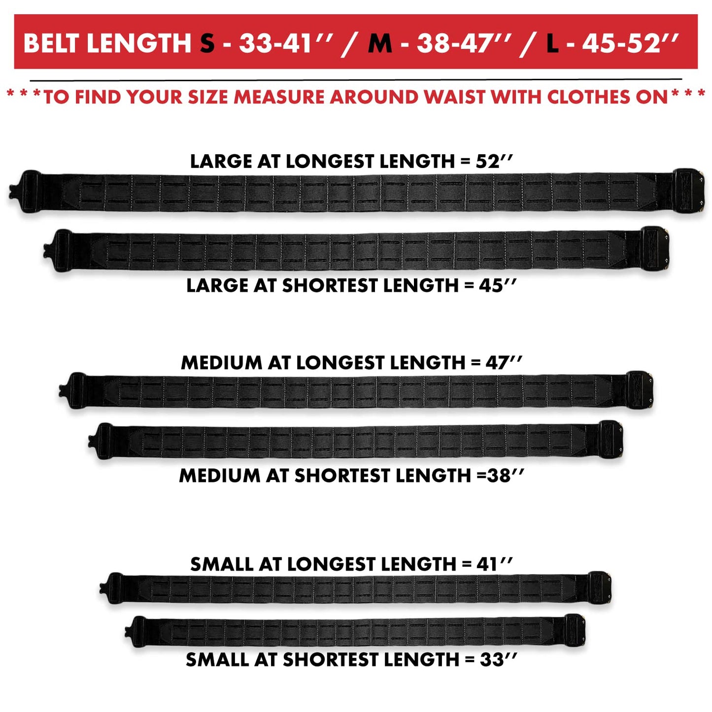 Bear Armz Tactical Battle Belt | Heavy Duty Nylon Belts | Molle Riggers Belt | American Company (Tactical Black, M- Medium)
