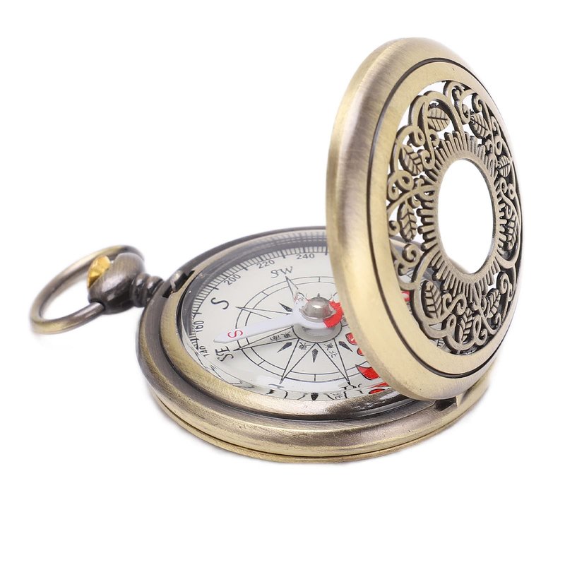 Moofey Compass, Brass Compass, Compas Watch for Outdoor Hiking