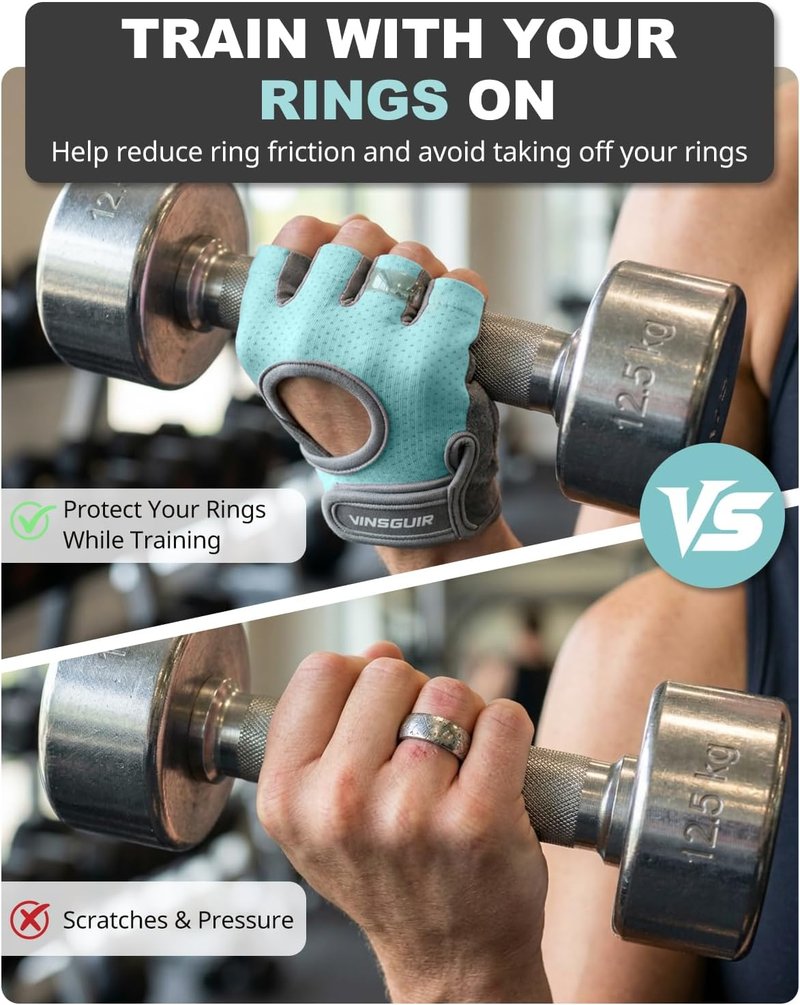 Workout Gloves for Men & Women - Breathable Weight Lifting Gloves with Excellent Grip & Cushion Pads | Ideal for Gym & Fitness Training