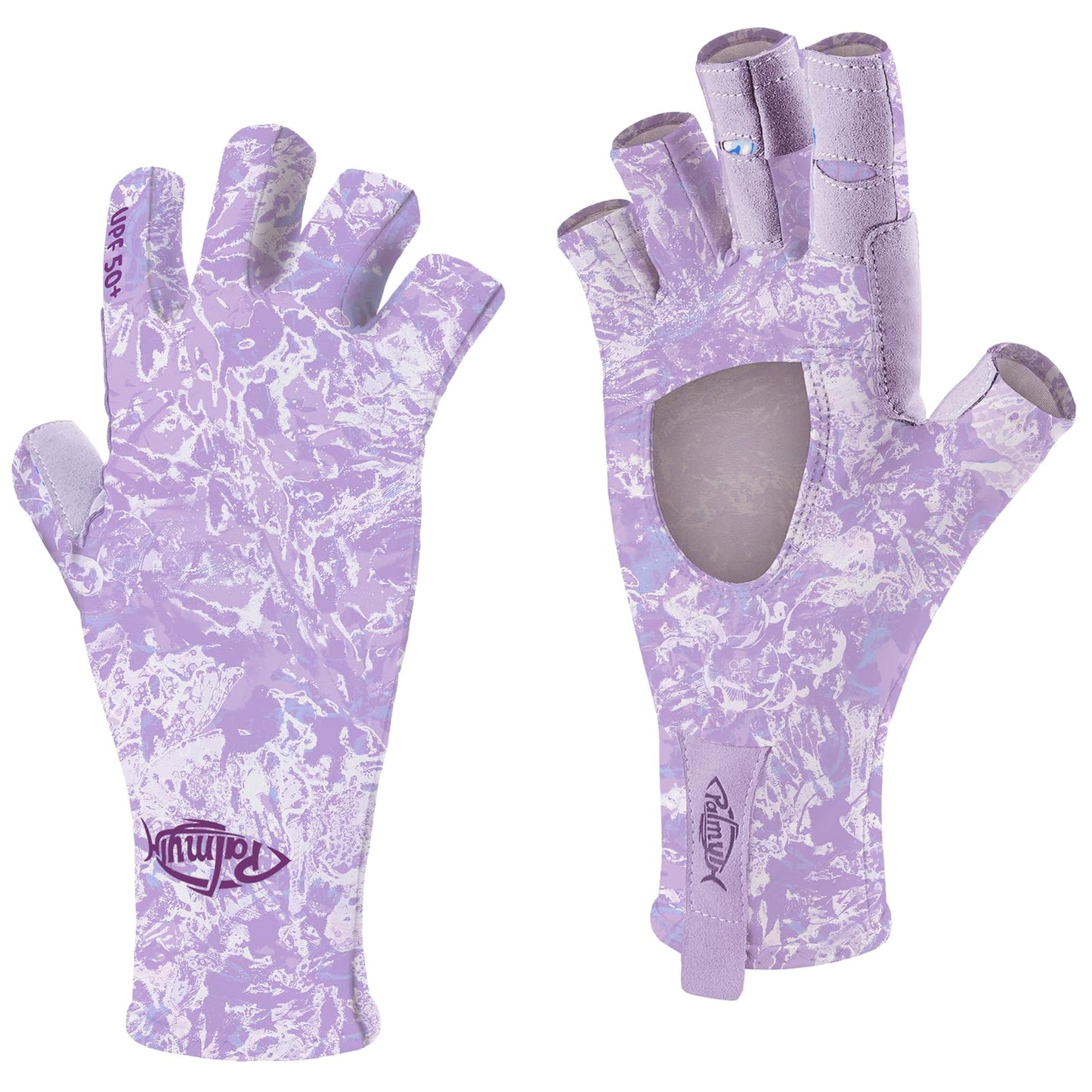 Palmyth UV Protection Fishing Fingerless Gloves UPF50+ Sun Gloves Men Women