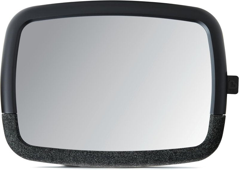 Baby Car Mirror - 360° Adjustable Rear-Facing Auto Mirror for Safety | Black