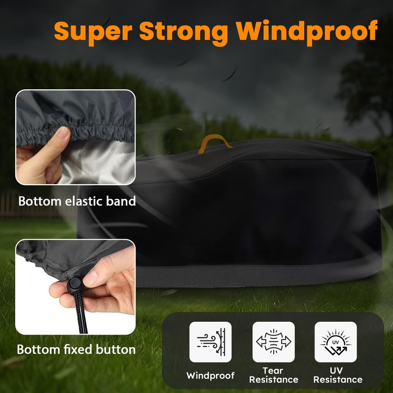 UUT Tennis Stringing Machine Cover, Upright Stringing Machine Dust Cover Compatible with Gamma ST, ST II, X-ST, X-ELS, 7000Es, 6002Es – Heavy Duty Waterproof 420D Oxford Tennis Machine Dust Cover.