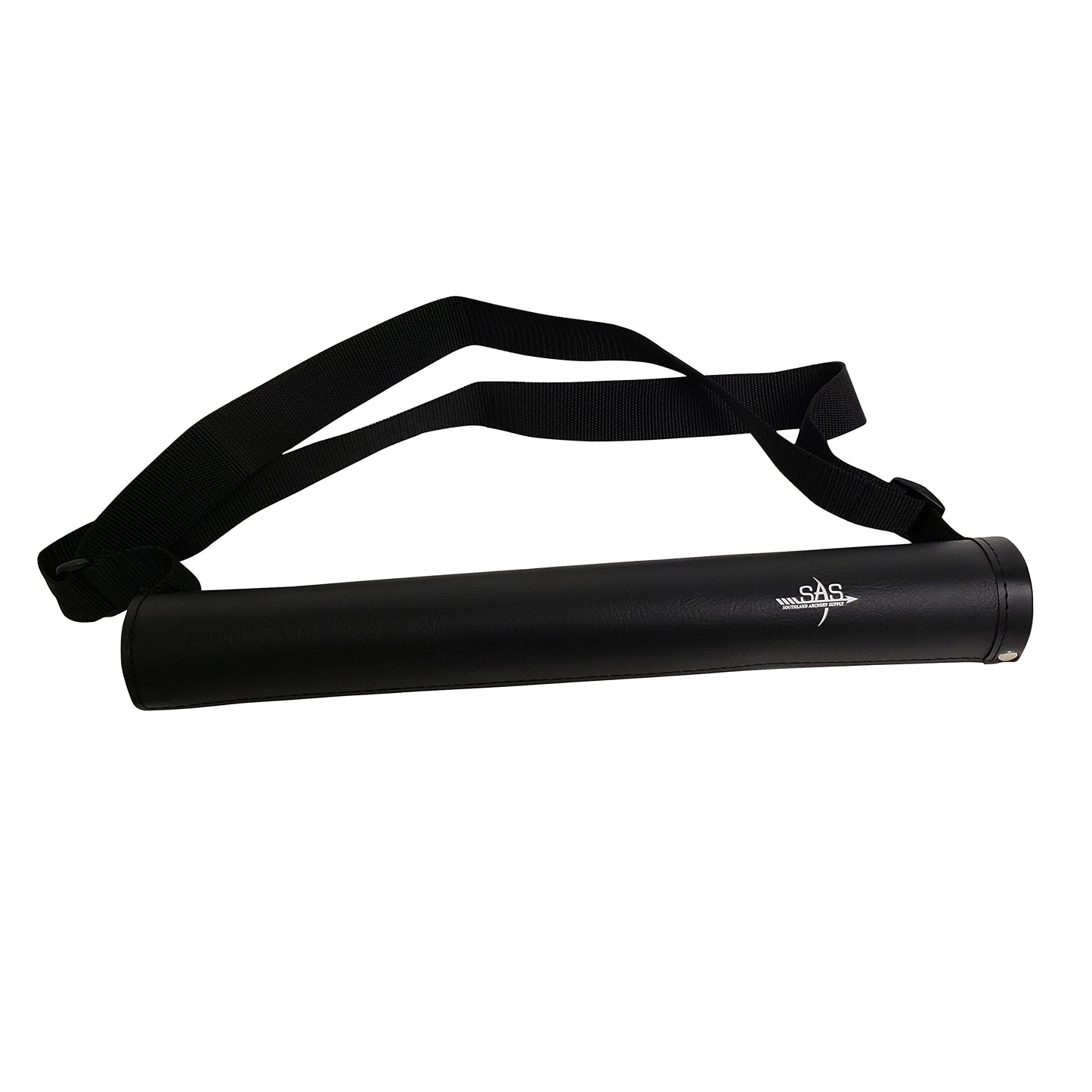 SAS Southland Archery Supply Leather Tube 17" Hip Quiver Arrow Holder with Belt Clip (Hip/Back Quiver 2-in-1)