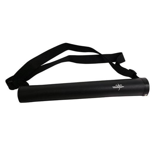 SAS Southland Archery Supply Leather Tube 17" Hip Quiver Arrow Holder with Belt Clip (Hip/Back Quiver 2-in-1)