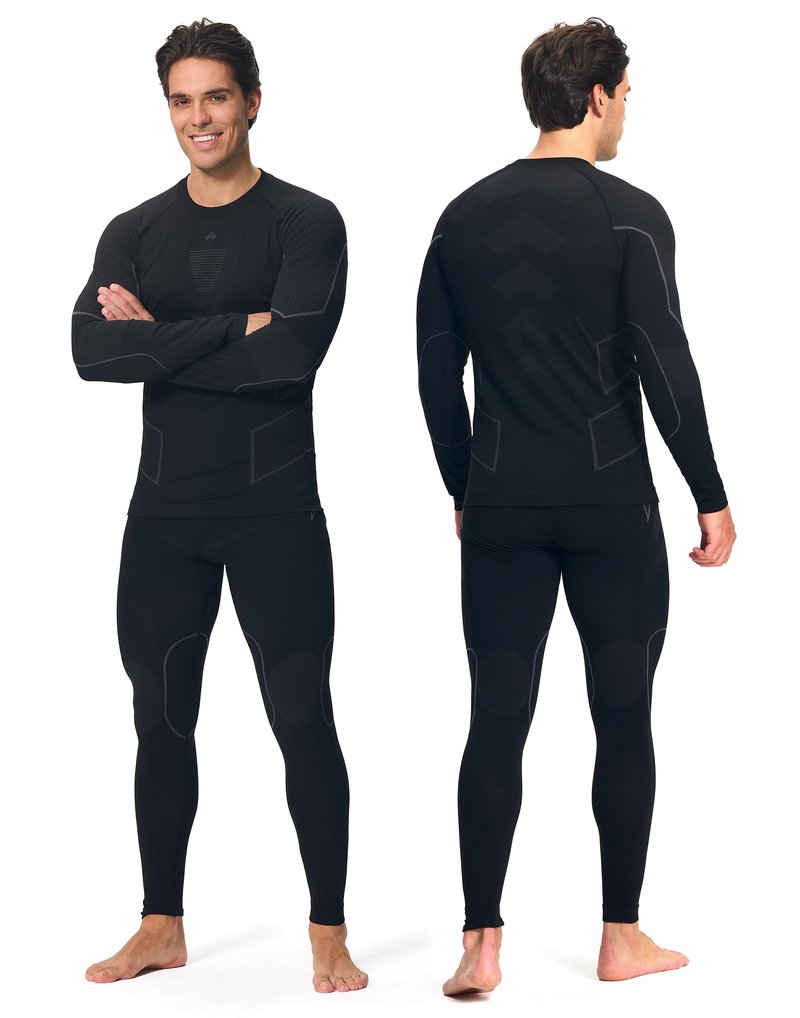 Pioneer Camp Thermal Underwear for Men Long Johns Quick Drying Top and Bottom Set Warm Base Layer Mens Cold Weather Skiing