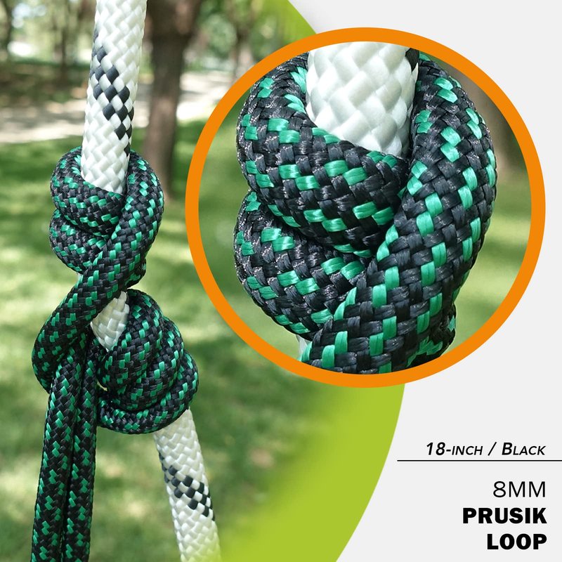 GM CLIMBING 8mm (5/16") Prusik Loop Pre-Sewn 24 inches