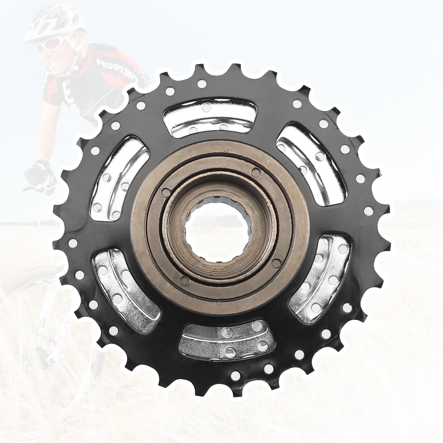 MAKELEN 7 Speed E-Bike Freewheel 11-28 Teeth Screw On Multiple Freewheel Threaded Type Freehub Replacement Parts