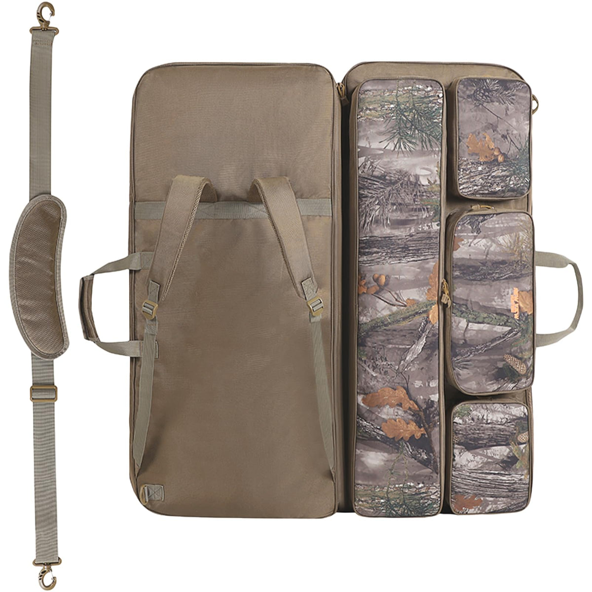 NEW VIEW Bow Case - Protects Your Compound Bow - Features Large Compartment, Soft Padding, Comfortable Carrying Options & Multiple Accessory Pockets - Lightweight Durable Archery Bow Bag
