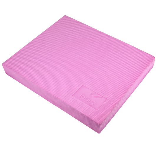 Balance Pad, Non-Slip Foam Exercise Mat & Ankles Knee Pad Cushion Thick for Gym Workout, Fitness Exercise, Physical Therapy, Core Balance and Strength Stability Training, 15.7 x 13 x 2 Inch (Pink)