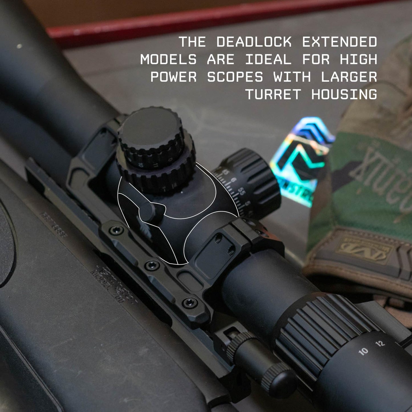Monstrum Deadlock Series Dual Ring Scope Mount | 2 Inch Offset Cantilever | 30 mm Diameter