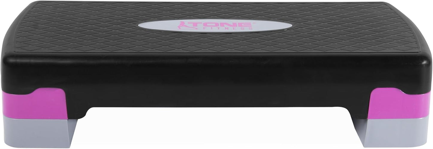 Compact Aerobic Step Platform - Tone Fitness Exercise Step for Home Workouts | Durable, Non-Slip Design