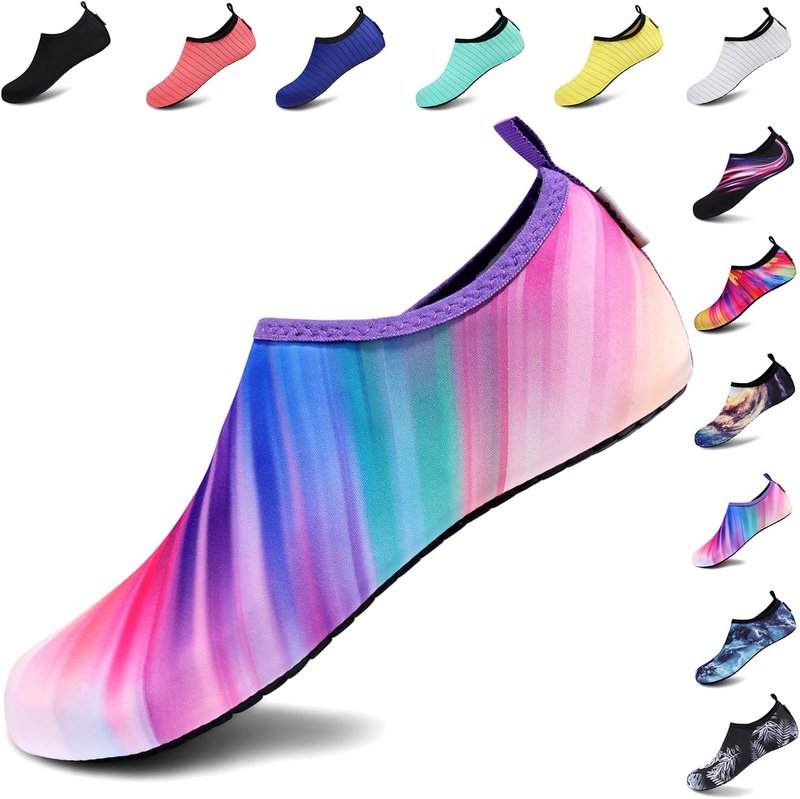 Water Sports Shoes - Barefoot Quick-Dry Aqua Yoga Socks for Men & Women | Slip-On Design