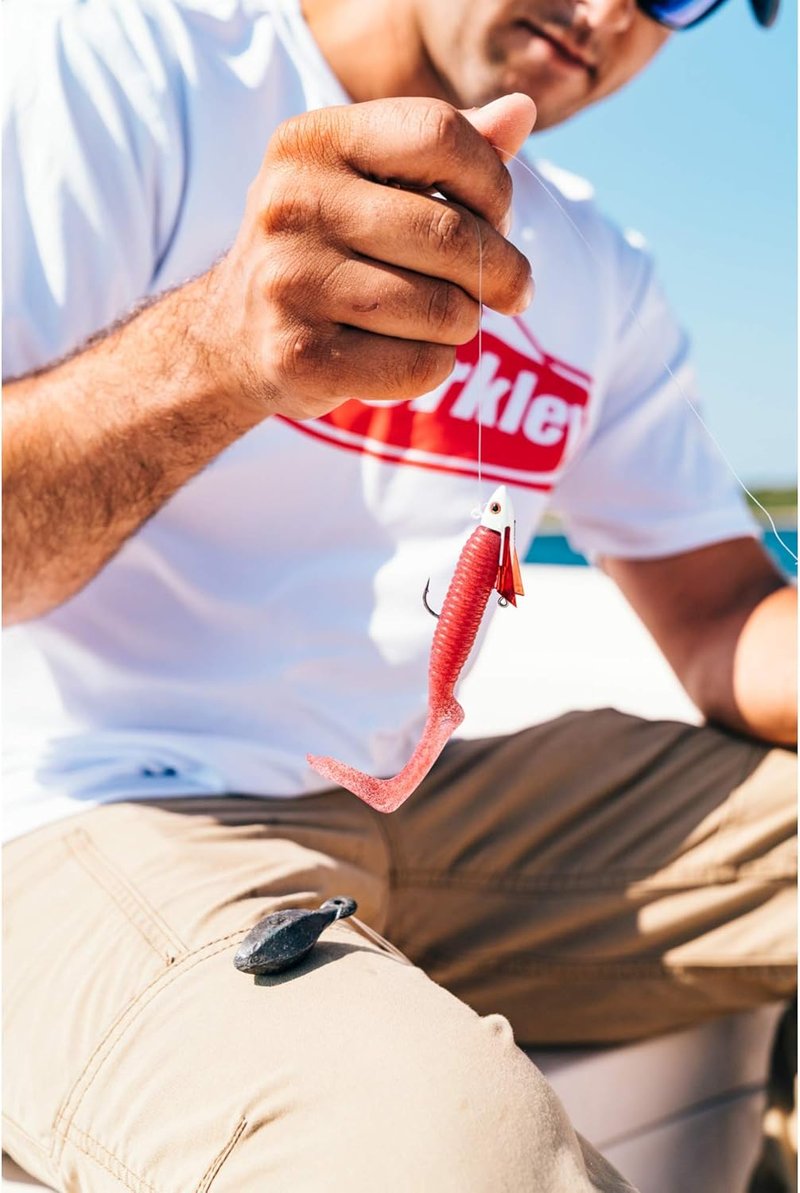 Berkley Gulp! Grub Saltwater Fishing Soft Bait - Durable, Realistic Lures for Catching Fish