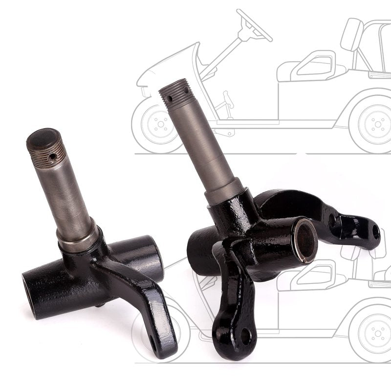 10L0L Golf Cart Spindle Assembly for EZGO TXT/PDS 2001.6-up Gas & Electric, Front End Repair Kit with Passenger & Driver Side, OEM# 70673-G02 70942-G02