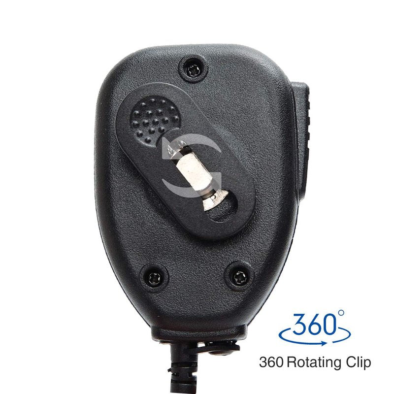 BAOFENG Microphone Police Walkie Talkie Mic Accessories Ham Radio Speaker Mic for Baofeng UV-5R Mini BF-F8HP Pro 5RM UV-32 DM-32 GM21 UV-5G Plus GM-15PRO GM-5RH K5PLUS AR-152 Quansheng UV-K5 8
