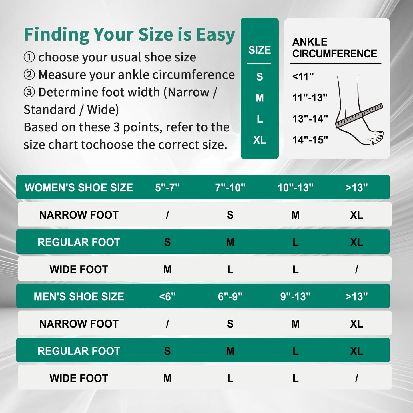 Auroaibi Ankle Brace for Sprained Ankle Lace up Support Brace for Women Men with Side Splints Adjustable Ankles Stabilizer for Injury Recover, Sports, S