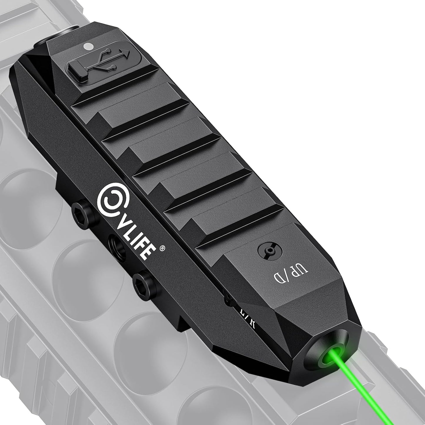 CVLIFE Laser Sight for Rifle - Low Profile Rechargeable Picatinny Laser with Strobe Mode | Precision Targeting
