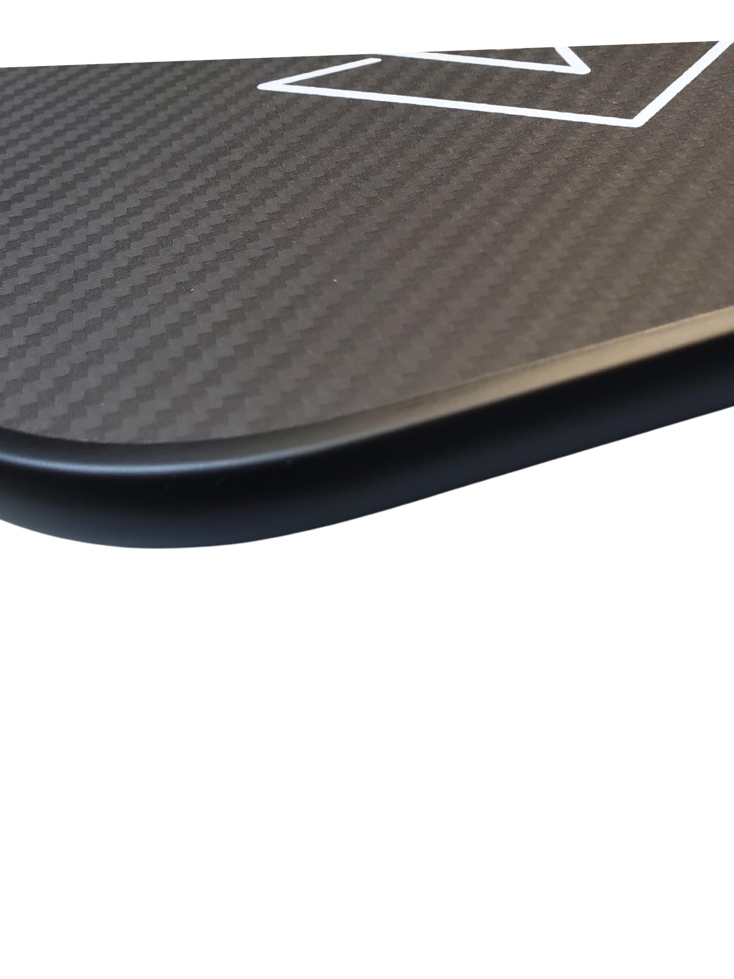 Spitfire Carbon Pickleball Paddle- Wide- Edgeless Raw Carbon Fiber Strength - Engineered in San Diego