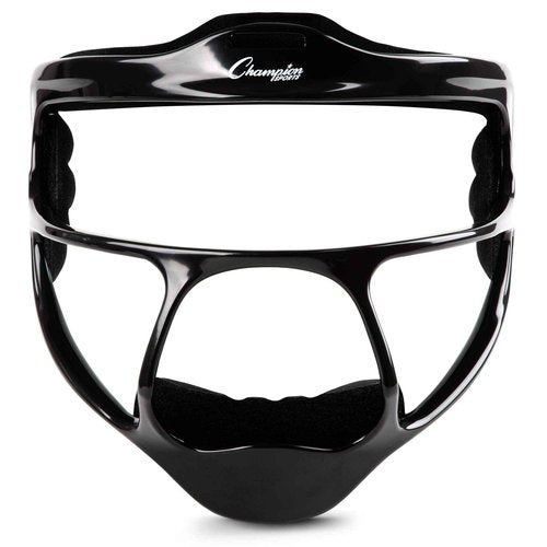 Champion Sports Magnesium Softball Face Mask - Lightweight Masks for Youth - Durable Head Guards - Premium Sports Accessories for Indoors and Outdoors - Black