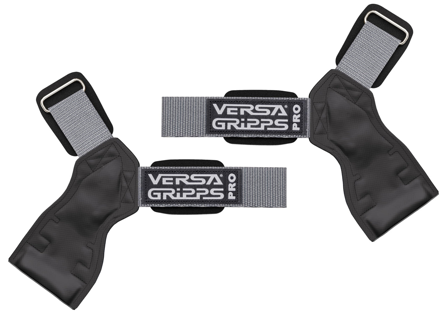 Versa Gripps® PRO Wrist Straps, Size Small, Silver/Black