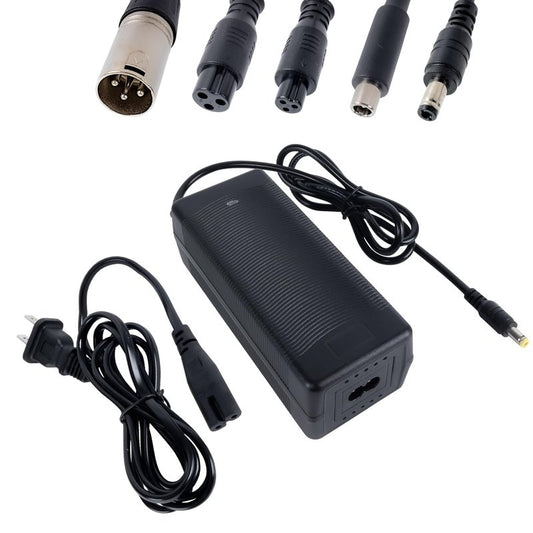 Universal 5-in-1 Replacement Charger for 36V 10S Lithium Battery, Universal Lithium Battery Fast Charger Replacement, Compatible with Razor, Jetson, Voyage, gotrax, ninebot and More