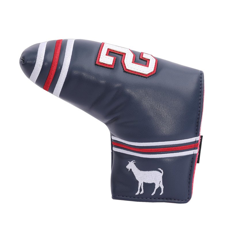SHABIER Dark Blue Golf Putter Cover with NO.12 Design Headcover for Blade Golf Putter Head Cover