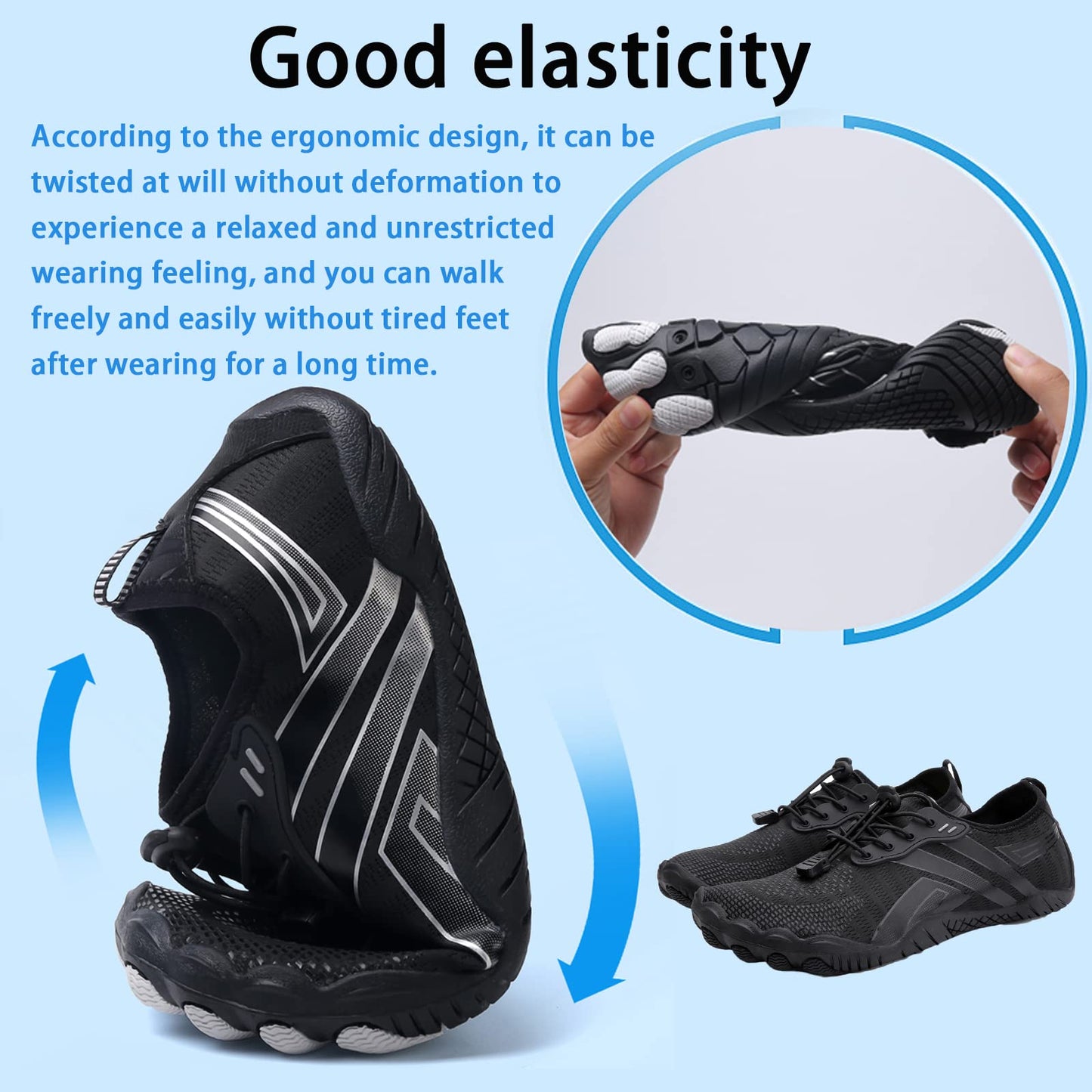 Water Shoes for Men Women Barefoot Shoes Quick Dry Aqua Sports Outdoor for Swim Pool Beach Surf Walk Water Yoga River Lake Hiking Kayaking