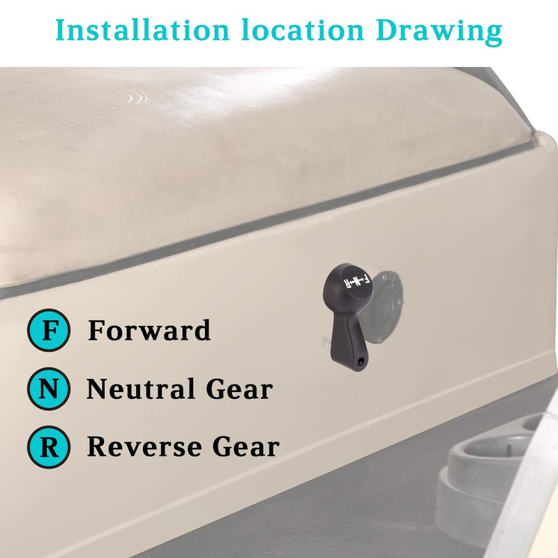 10L0L Golf Cart 48V Forward and Reverse Switch Handle Replacement for Club Car DS & Precedent 1985-up & 2018-up Tempo Gas or Electric Models OEM# 1012987 1013198