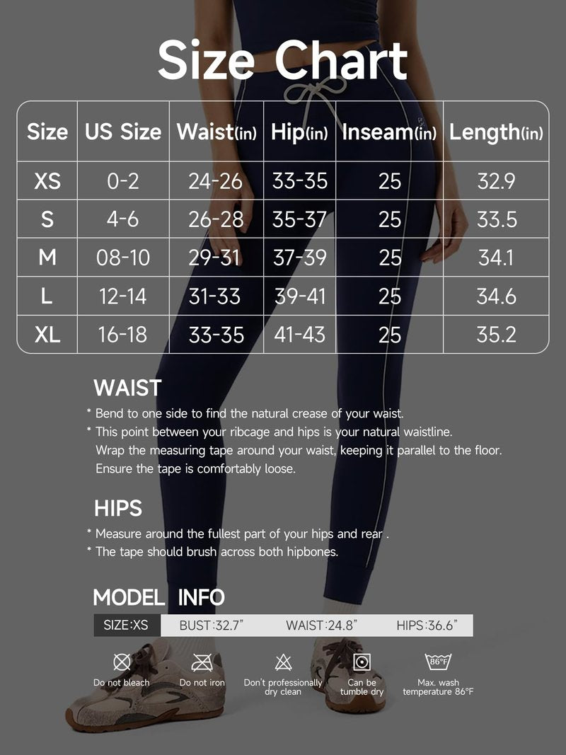 INNO MINT Drawstring Seamless Leggings for Women, High Waist Workout Yoga Pants, Running & Gym Sweatpants
