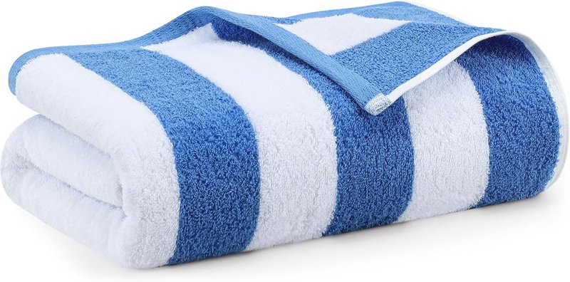Utopia Beach Towel - 35x70 Inches Jumbo Bath Sheet, 100% Cotton, Highly Absorbent & Quick-Dry | Blue