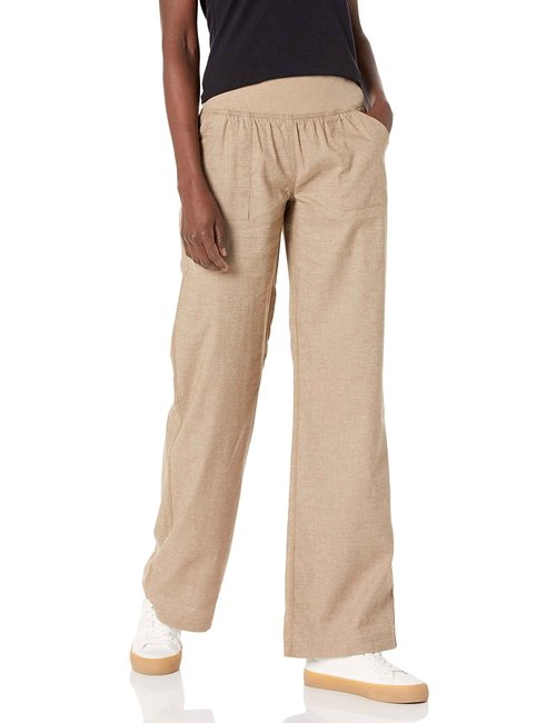 prAna Women's Standard Mantra Pant, Dark Khaki, Small