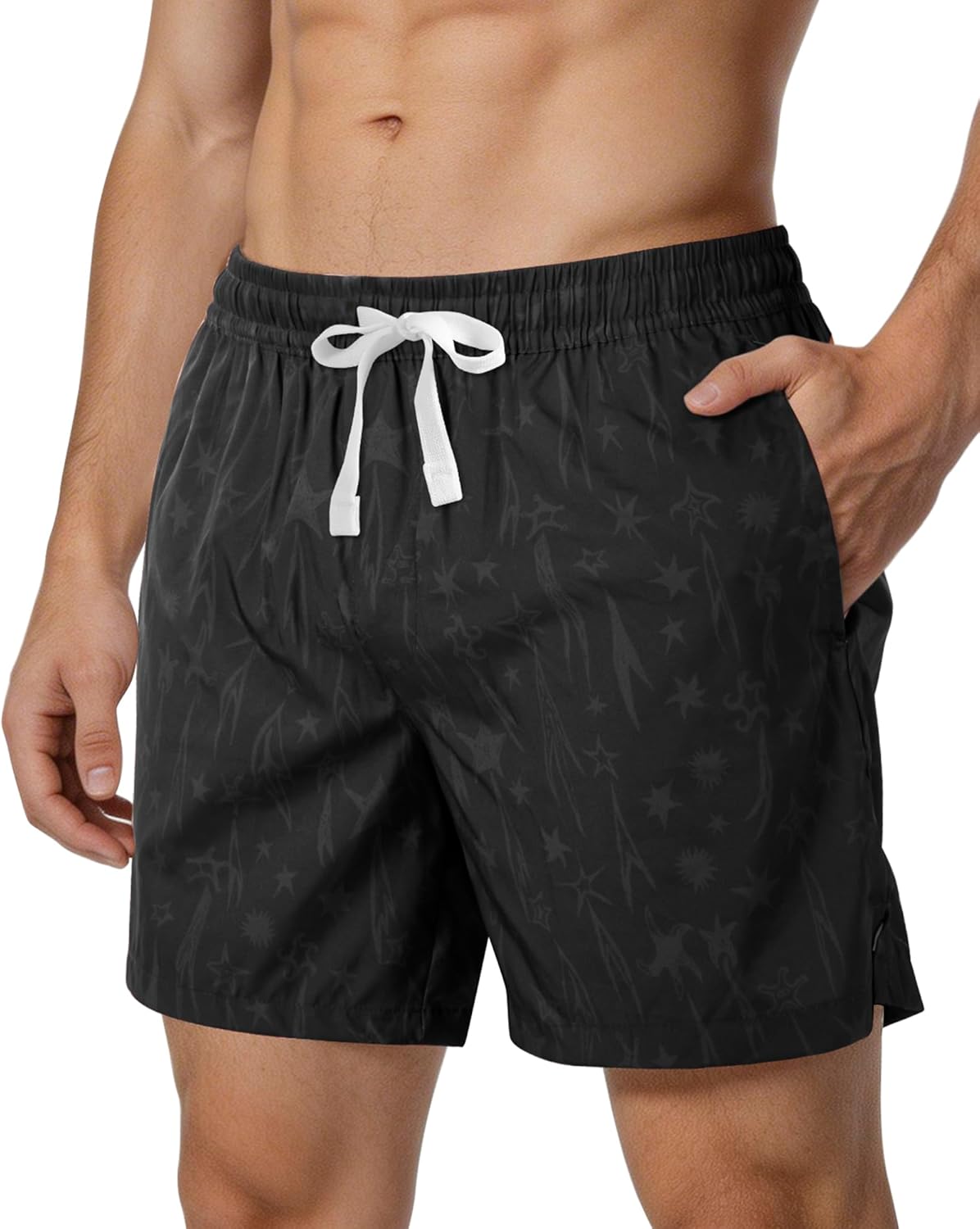 Men's Swim Trunks - 2-in-1 Quick Dry Board Shorts with Pockets | Compression Liner Bathing Suit