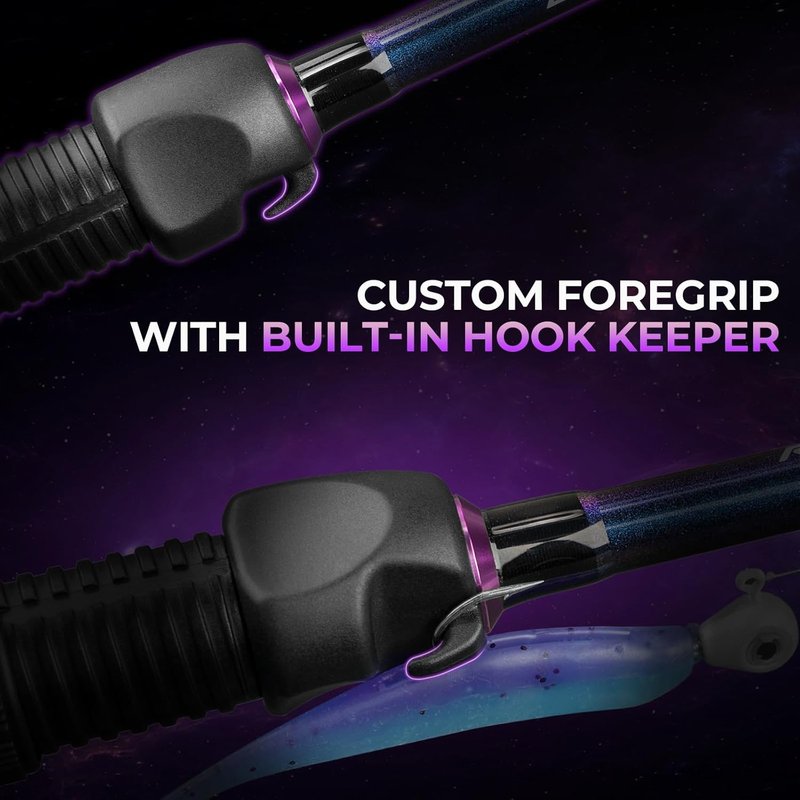 KastKing Royale Legend Pro Bass Fishing Rod - 2-Piece IM7 Graphite, SlipLock Handles | Extra Tip & Hook Keeper