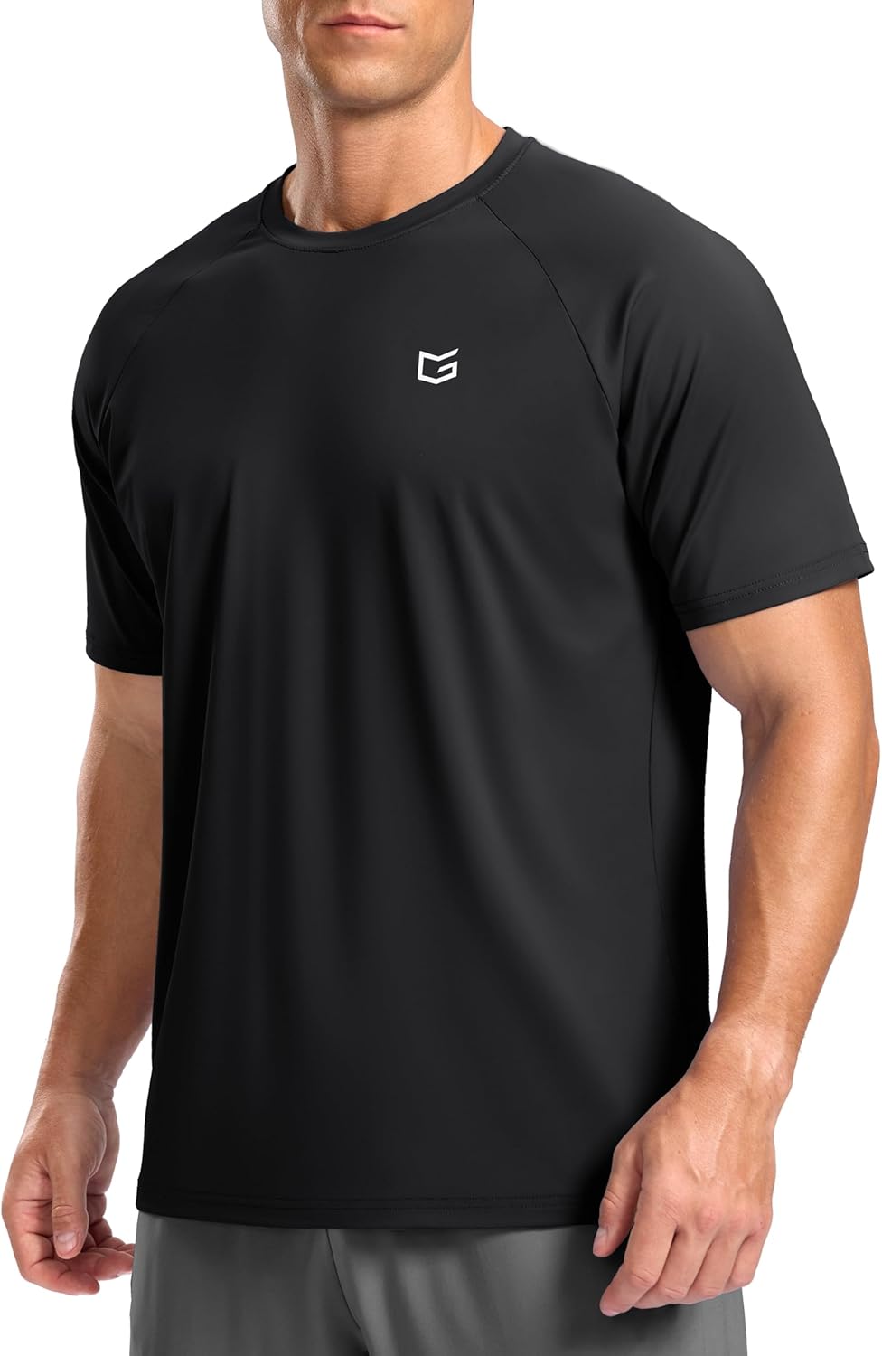 G Gradual Men's Athletic Workout T-Shirts - Moisture-Wicking Cooling Short Sleeve Performance Tee for Gym & Tennis