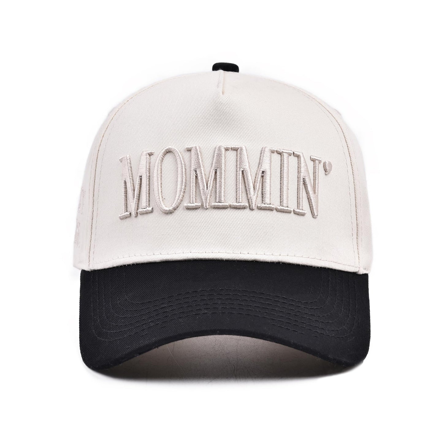 Funny Mommin Hat for Women, Mama Too Busy to Care Truck Hat Gifts Adjustable Washed Cotton Embroidered Mom Baseball Cap (Black)