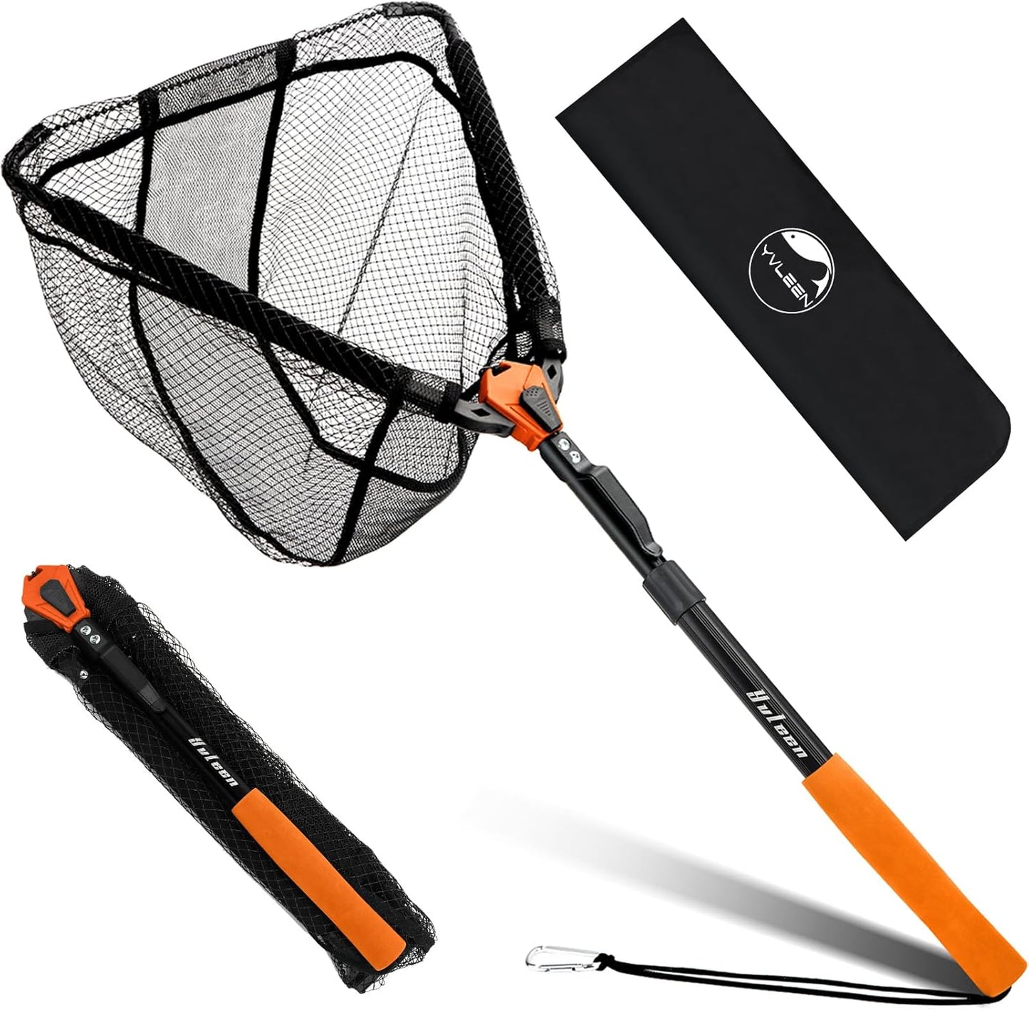 Floating Fishing Net - Lightweight Foldable Design | Ultra-Thin Rubber for Easy Catch & Release
