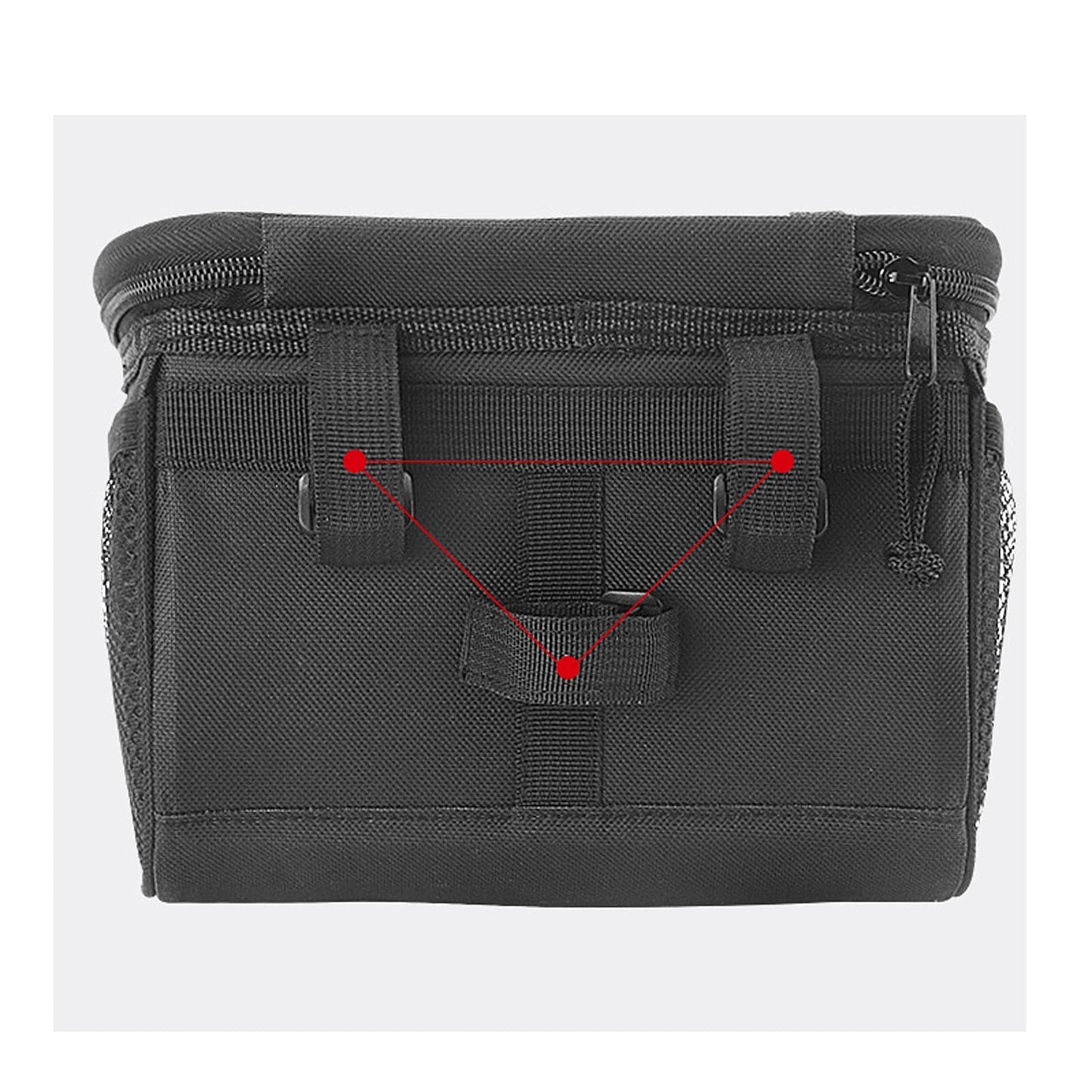 traderplus Bike Handlebar Bag Bicycle Front Basket Scooter Bag Insulated Cooler Storage Pouch Road Mountain Cycling Pack Cycling Accessories with TPU Touch Screen & Reflective Stripe