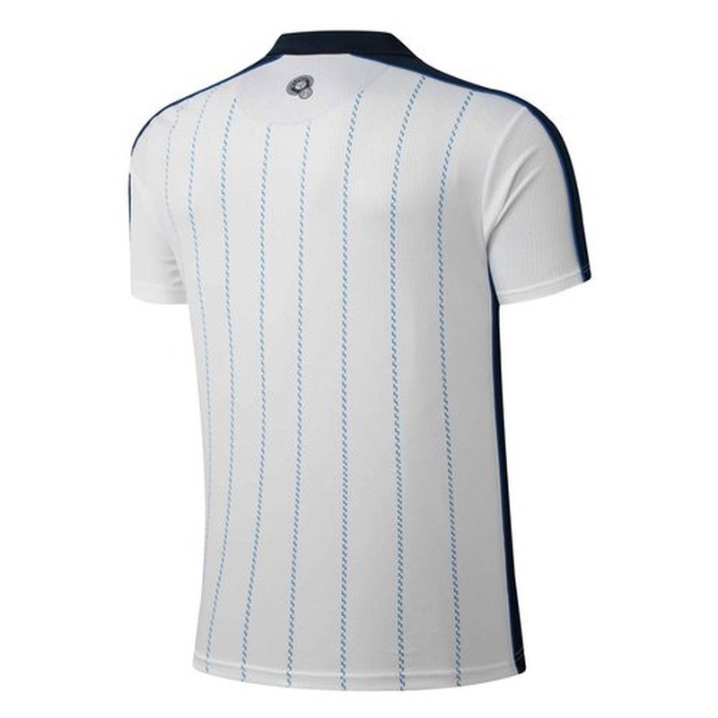 Umbro Men's Soccer Jersey, Off White/Blue-4th Short Sleeve