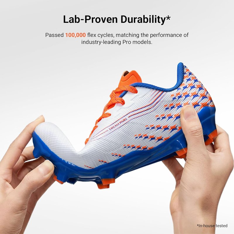 Boys & Girls Soccer Cleats - High-Speed Anti-Twist Lightweight Football Shoes | FG/AG Design