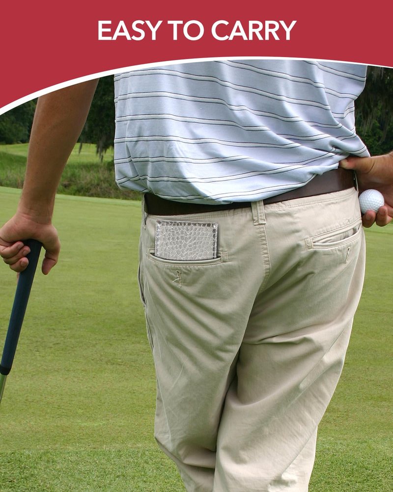 KALAUTO Golf Scorecard Holder Set,Included Crocodile Pattern Golf Scorecard Book & Golf Club Distance Chart,Golf Yardage Book Cover Case,Must Have Golf Accessories for Men,Women,Holder size 7" x 4.25"