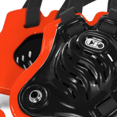 Cliff Keen Tornado Wrestling Headgear (Black/Orange/Black)