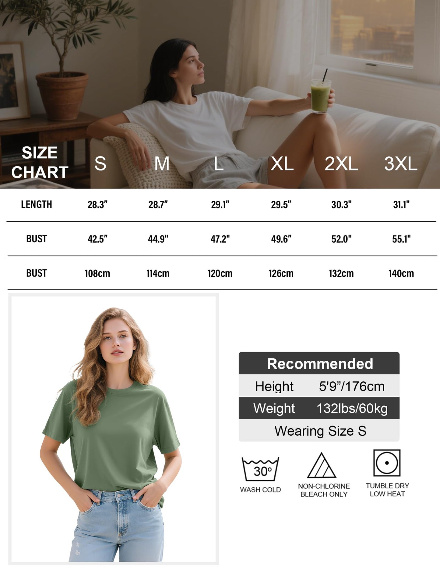 Kinglaman 5 Pack Womens Oversized T Shirts Crew Neck Loose Fit Short Sleeve Tshirts Summer Workout Plus Size Tee Tops 1 Black 1 White 1 Army Green 1 Khaki 1 Dark Pink X-Large