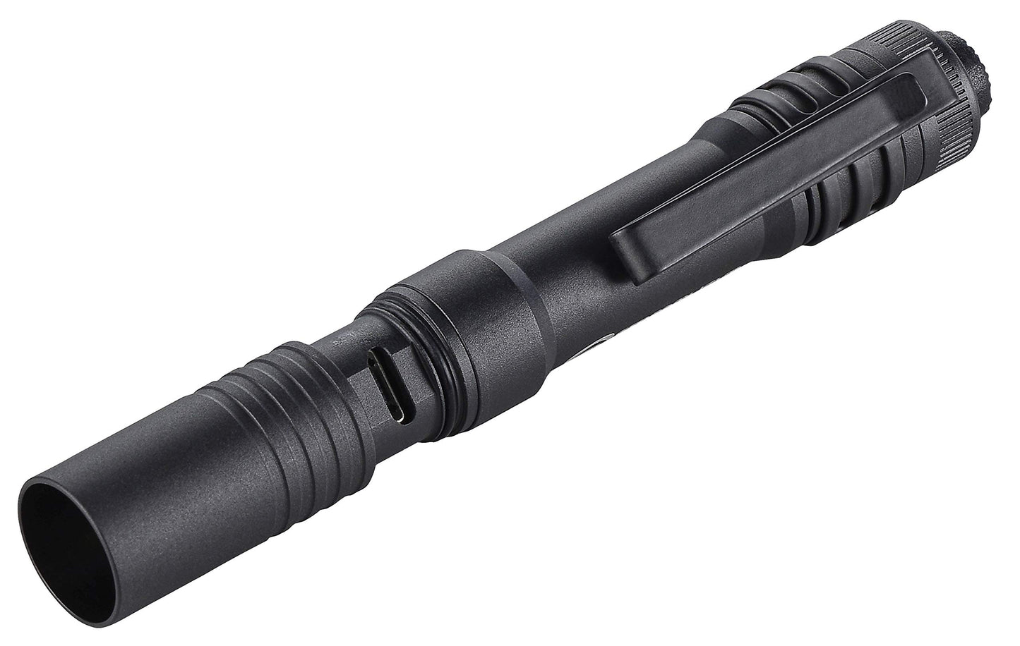 Streamlight 66601 MicroStream 250-Lumen EDC Ultra-Compact Flashlight with USB Rechargeable Battery, Clear Retail Packaging, Black