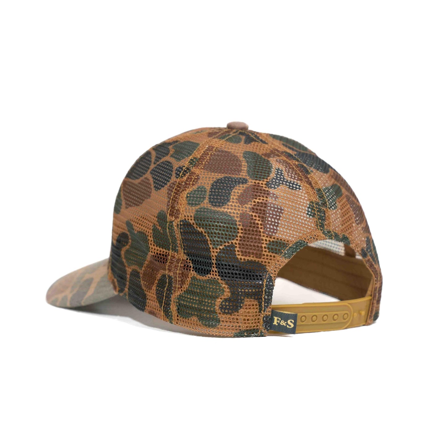 Field & Stream Snapback Trucker Hat, Roosevelt/Brown Camo, One Size