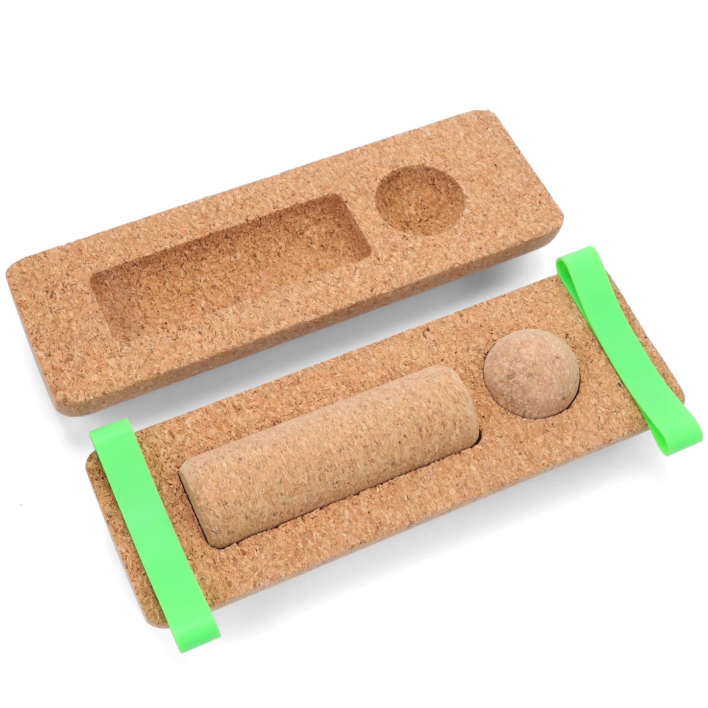 Axiqunel Balance Board, Premium Cork Balancing Board, Foot Strengthener for Enhanced Foot Function, Ankle Stability Trainer for Balance Stability, Improve Mobility & Prevent Falls