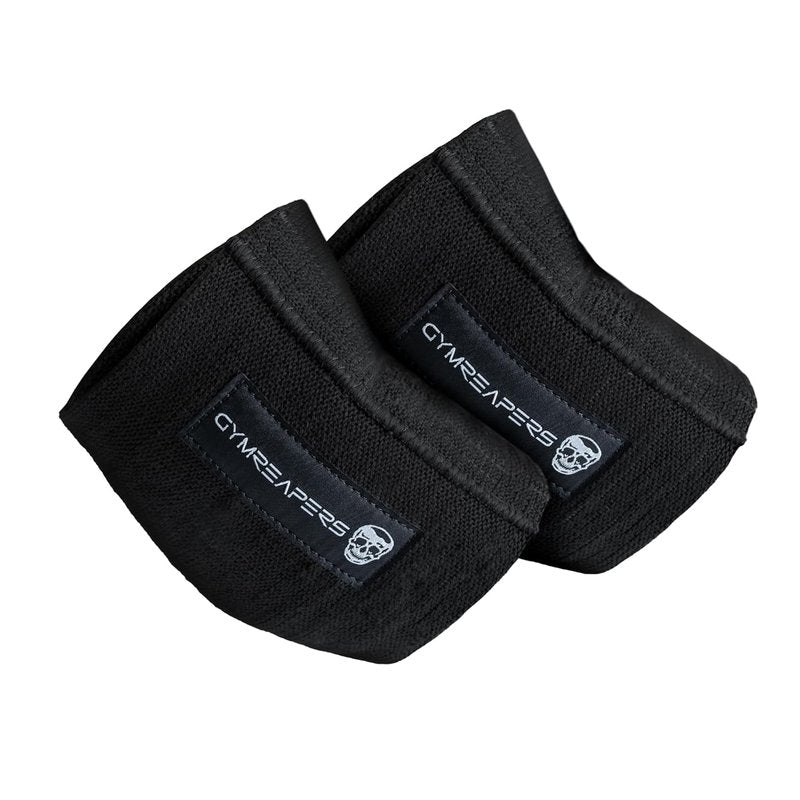 Gymreapers Elbow Compression Cuff for Weightlifting, Powerlifting – Support & Relief for Tendonitis, Stability, Tennis Elbow, Strength Training & Injury Recovery (Black, 13")